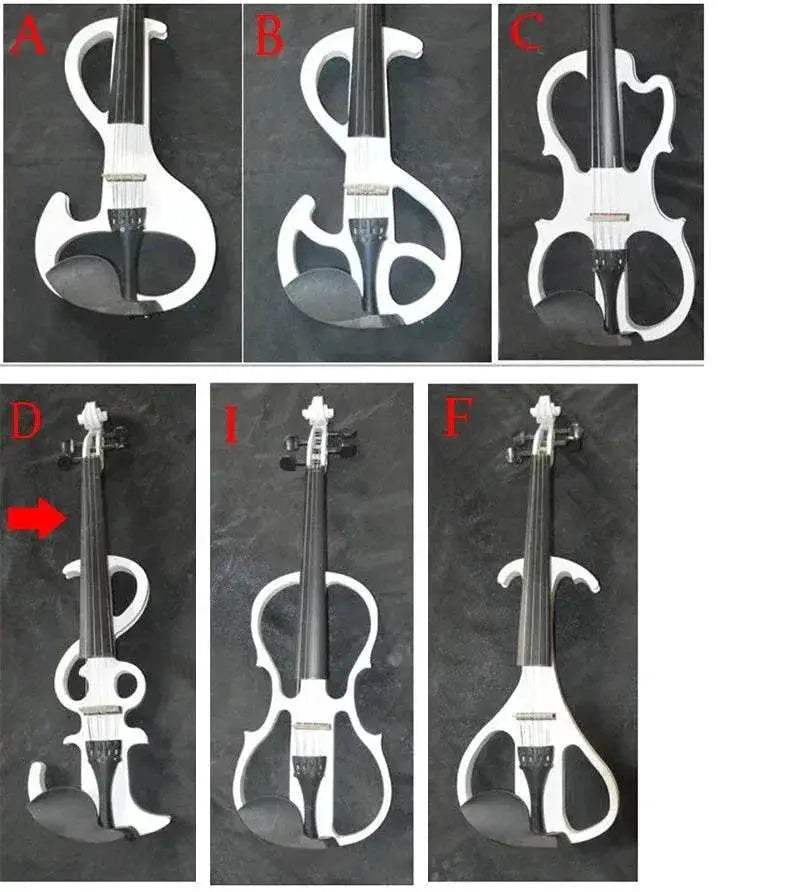 High Grade Black Hand Flash 4/4 Electronic Violin For Beginners - ToylandEU