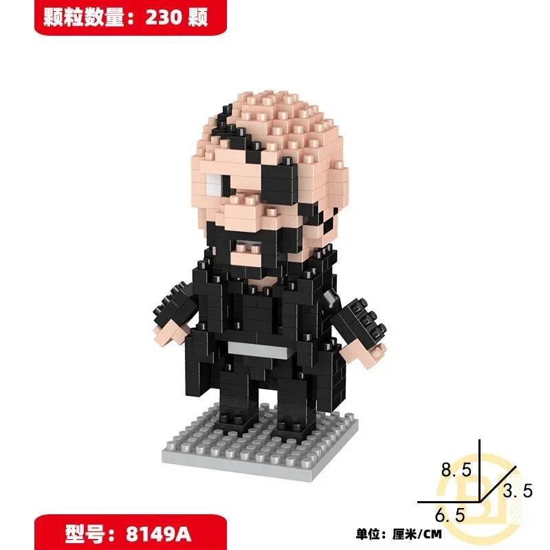 Hero Cartoon Micro Particle Building Blocks Children Assembly Toy Anime Action Figure Boy Girl Kid Gift Cute Toy Building Bricks - ToylandEU