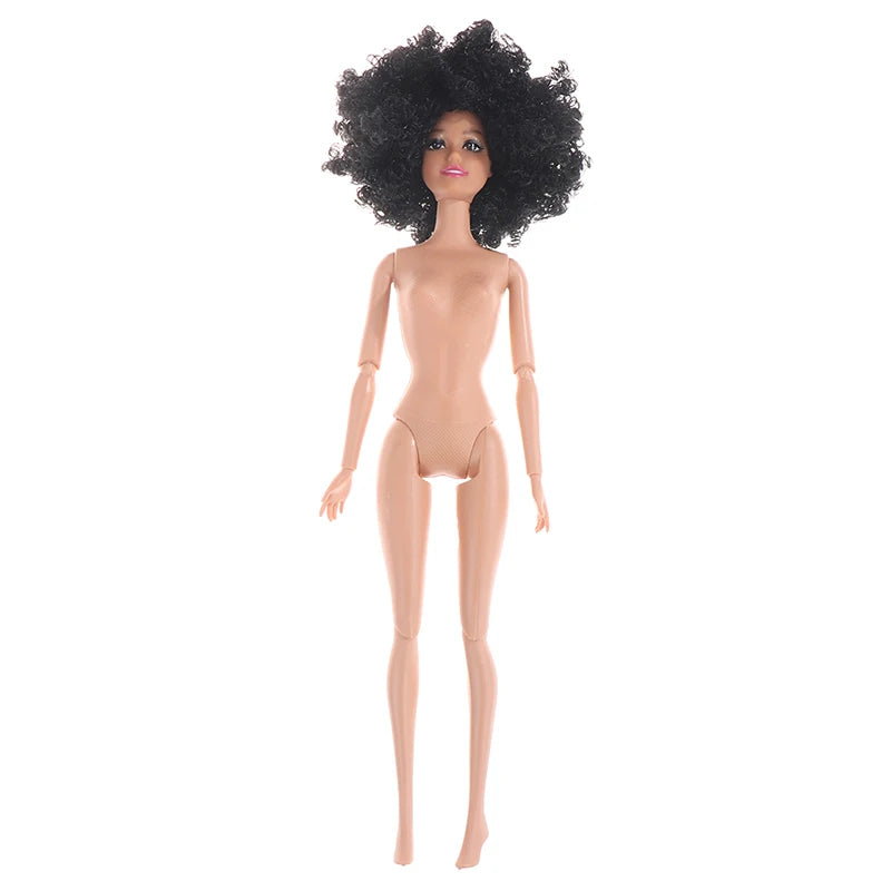 12-Jointed Black Skin African Doll, 30cm Height - ToylandEU