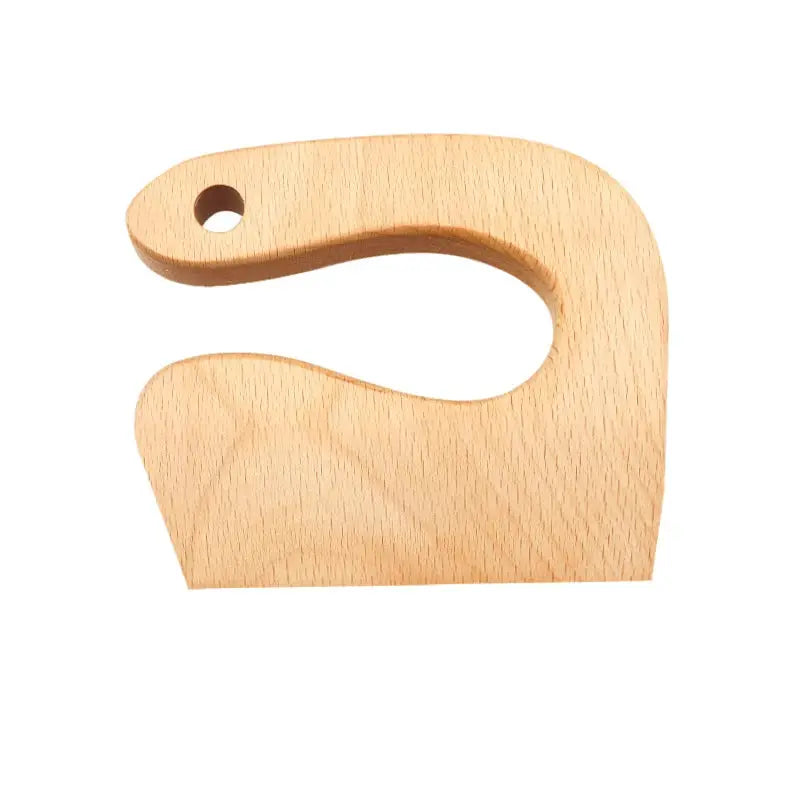 Wooden Kids Knife for Cooking Cute Fish Dinosaur Shape Kitchen Toy Vegetable Fruit Cutter Kitchen Tool Toys Wood Knife for Child - ToylandEU