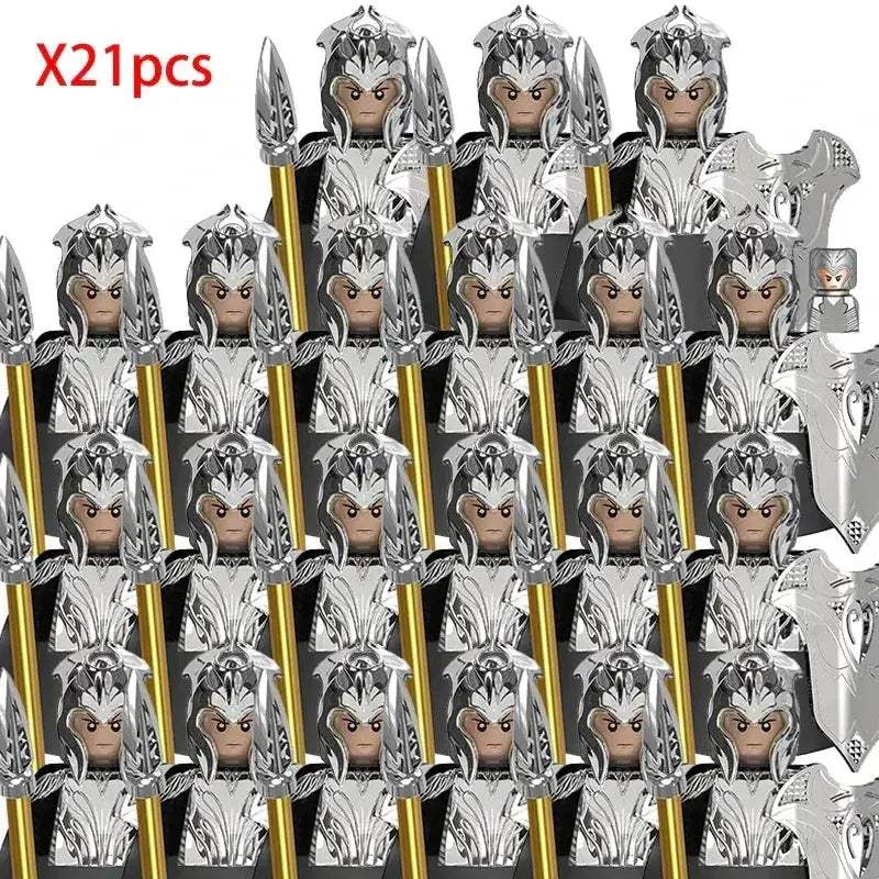 Lego Compatible Fantasy Army Building Blocks Figures Set - ToylandEU