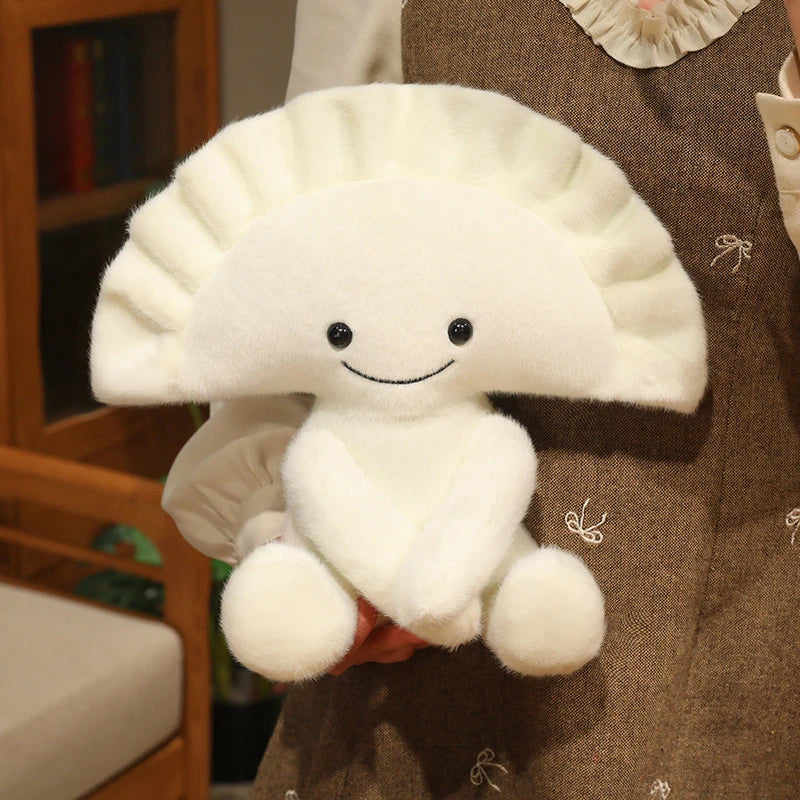 Plush Pillow | Dumplings Plush Toy | Polyester Filled | Bed Backrest Decor