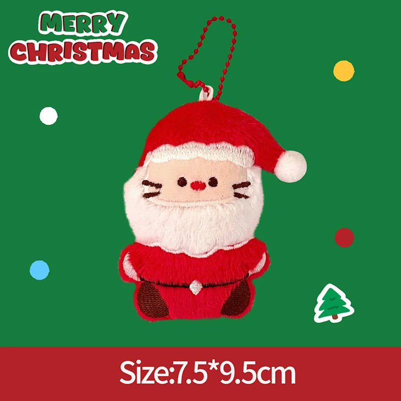 Christmas Plush Ornament | Santa Claus Snowman | Soft Touch Design