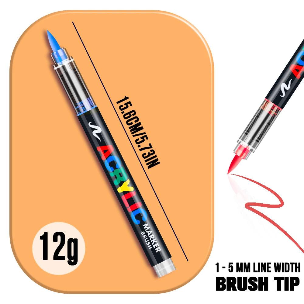 Acrylic Markers | 48 Color Set | Toylandeu™