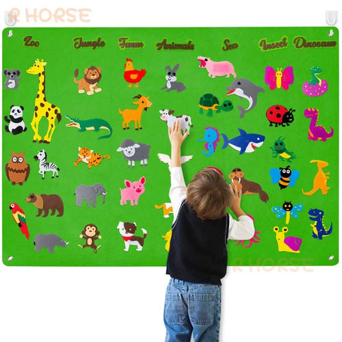 Felt Board Stories Set Montessori Ocean Farm Insect  Animal Family ToylandEU.com Toyland EU