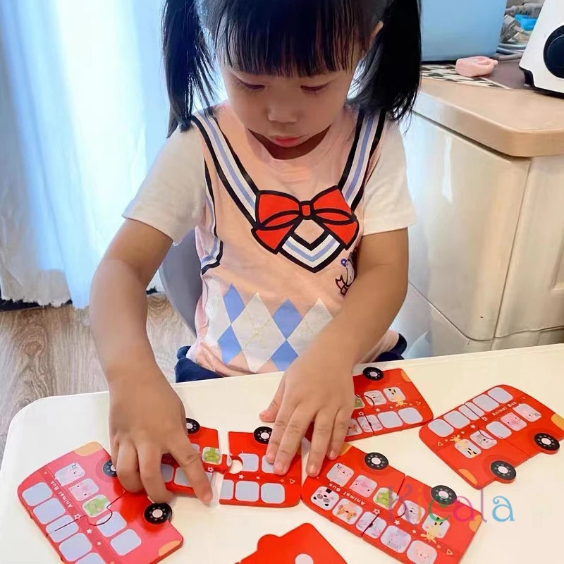 Wooden Montessori Math Puzzle: Engaging Educational Tool for Early Number Learning - ToylandEU