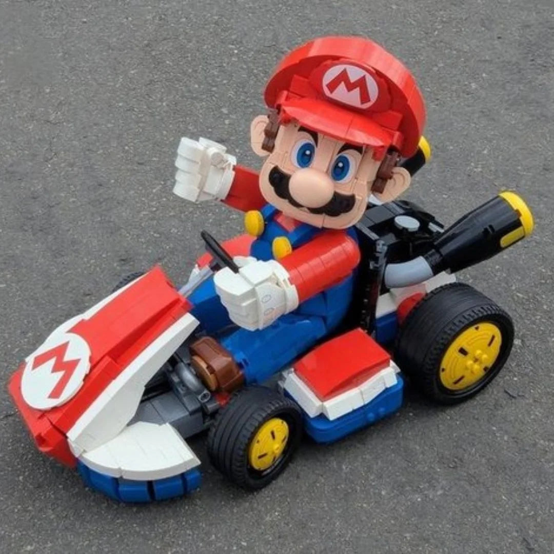 Educational Building Bricks Set | 1972 Pieces | Mario Kart Set | Model 72037