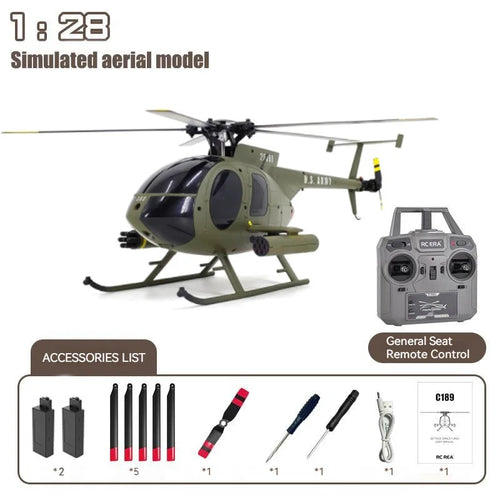 New 1:28 C189 Bird Rc Helicopter Rc Era Md500 Dual Brushless Toyland EU