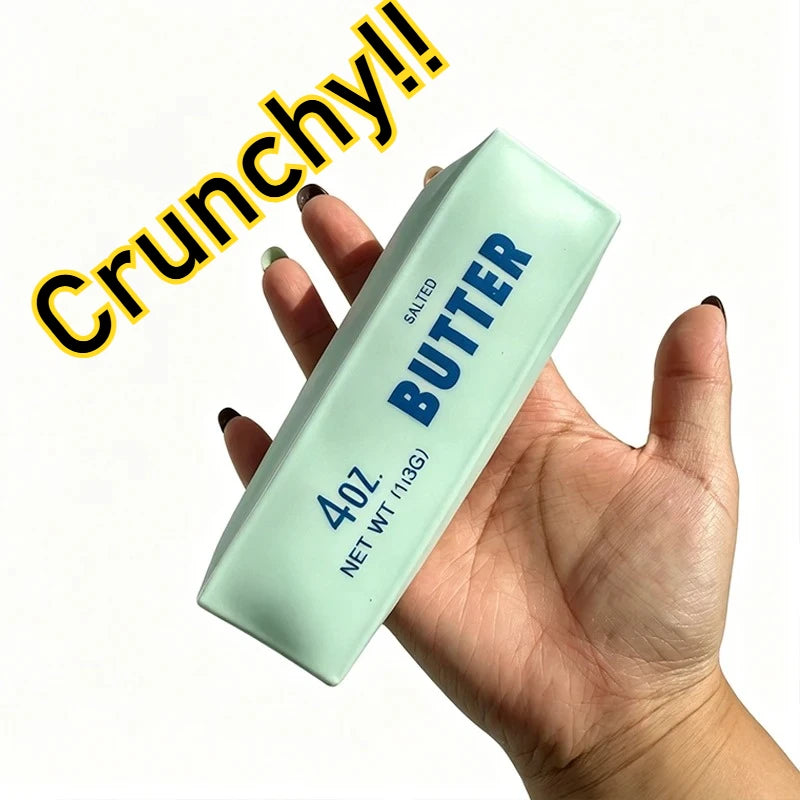 Fidget Toy | Crunchy Butter Fill | Squeezable Stress Relief | Hand Sized