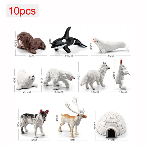 Realistic Farm Animal Figurines Set of 12 - Mini Poultry Action Figures ToylandEU.com Toyland EU