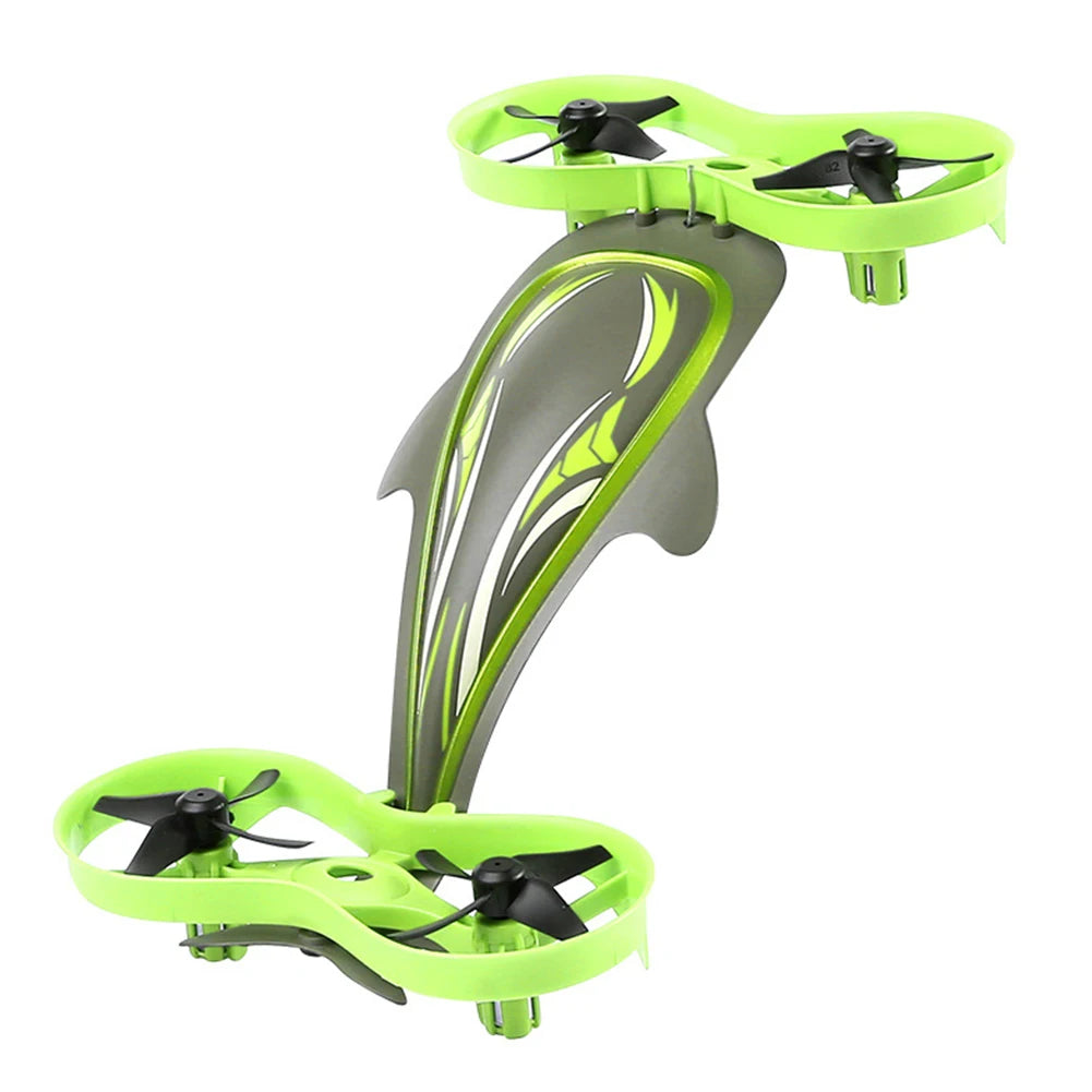 Versatile 3-in-1 RC Drone for Kids - Sea, Land, and Air Remote Control Aircraft