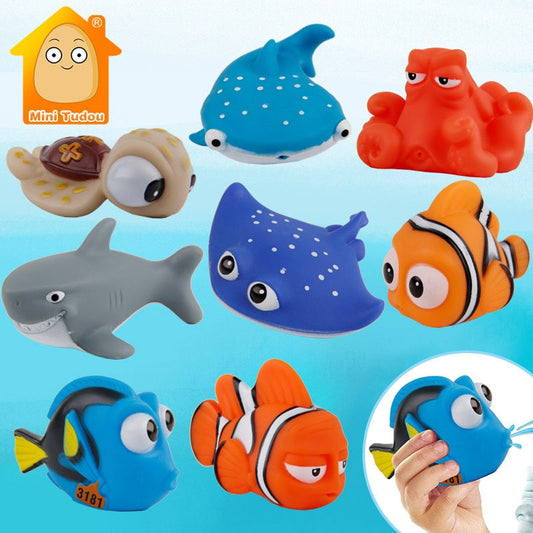 Soft Rubber Finding Nemo Bath Toys for Children