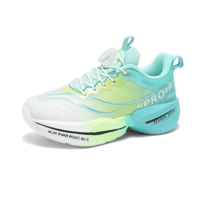 Mesh Breathable Running Shoes For Boys With Kids Buttons - ToylandEU