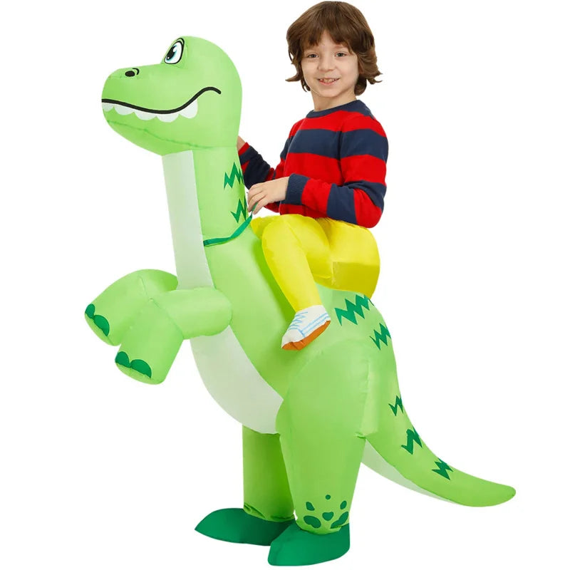 Inflatable T-Rex Dinosaur Costume for Kids - Fun for Halloween & Parties!