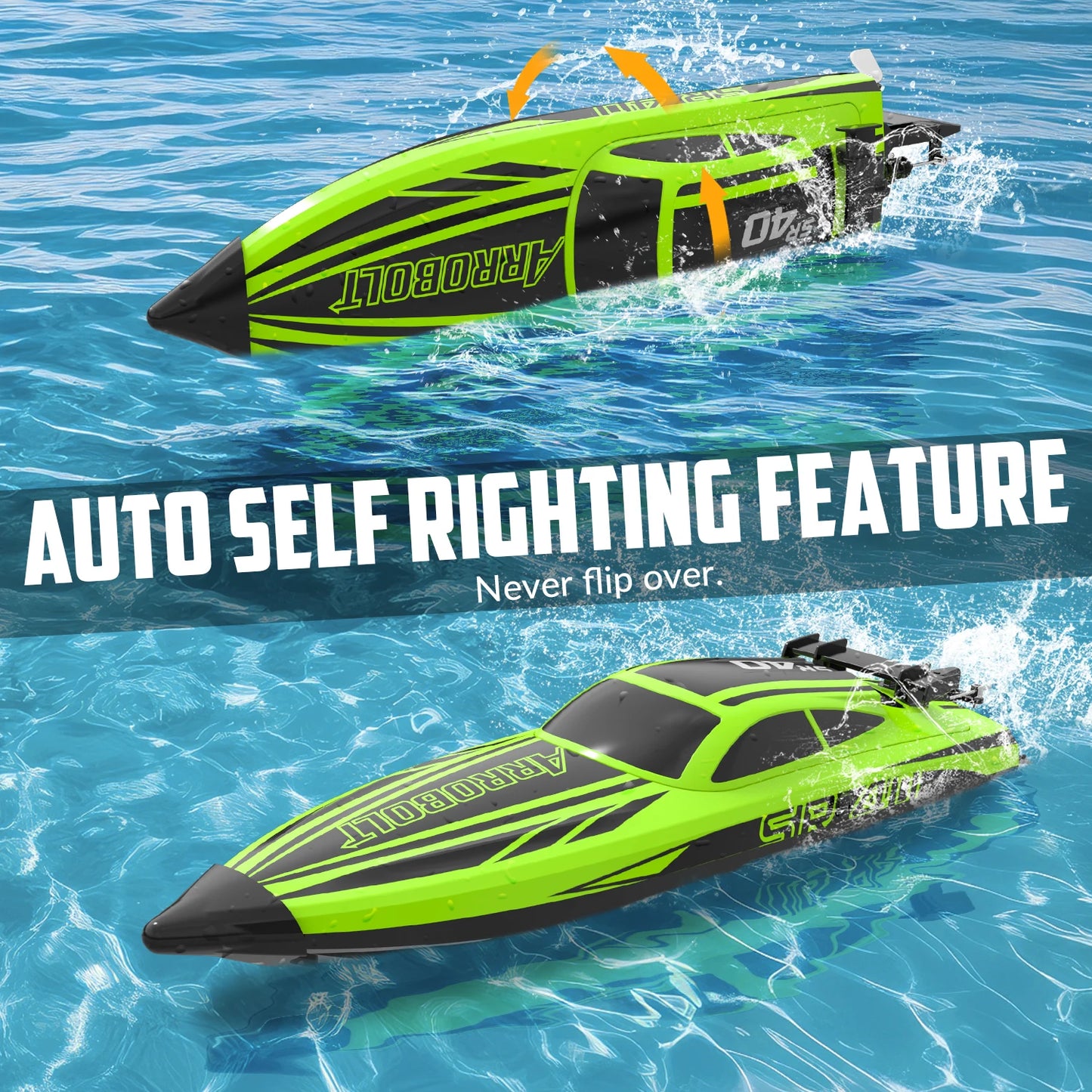 RC Boat | Brushless Motor | Top Speed 35 MPH | Pro Racing Edition