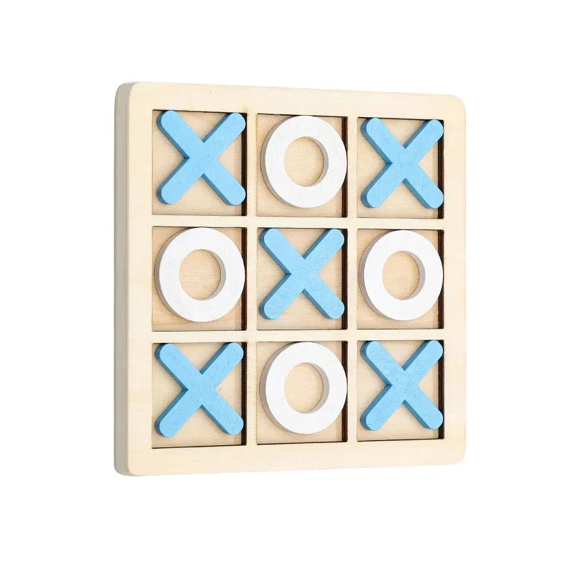 Wooden Montessori Chess Puzzle Game for Kids