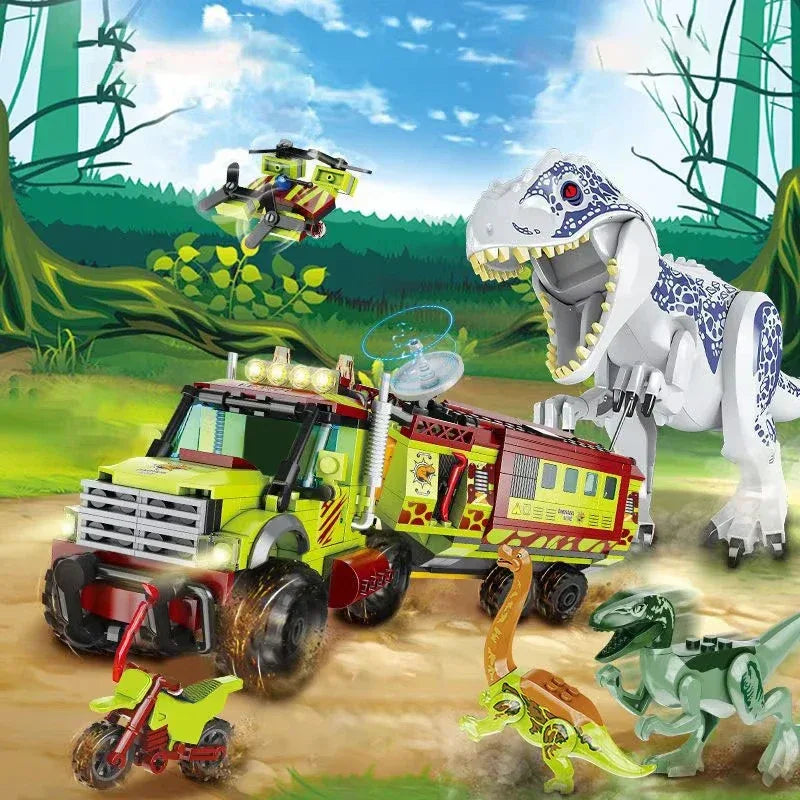 Jurassic Dinosaur Building Blocks Kit For Creative Play - ToylandEU