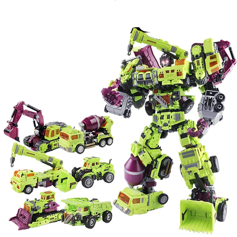 NBK 3349 Devastator 6in1 Combiner Robot Action Toy - ToylandEU