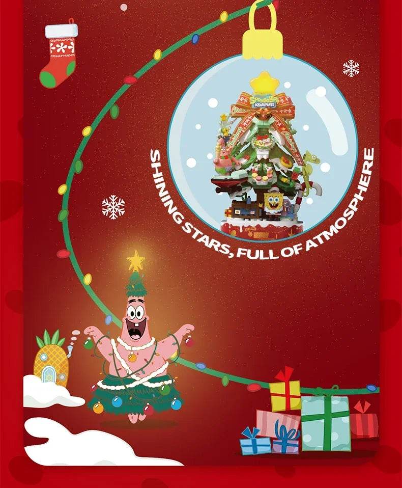 Spongebob Cartoon Krusty Krab Restaurant Building Blocks Toy - ToylandEU