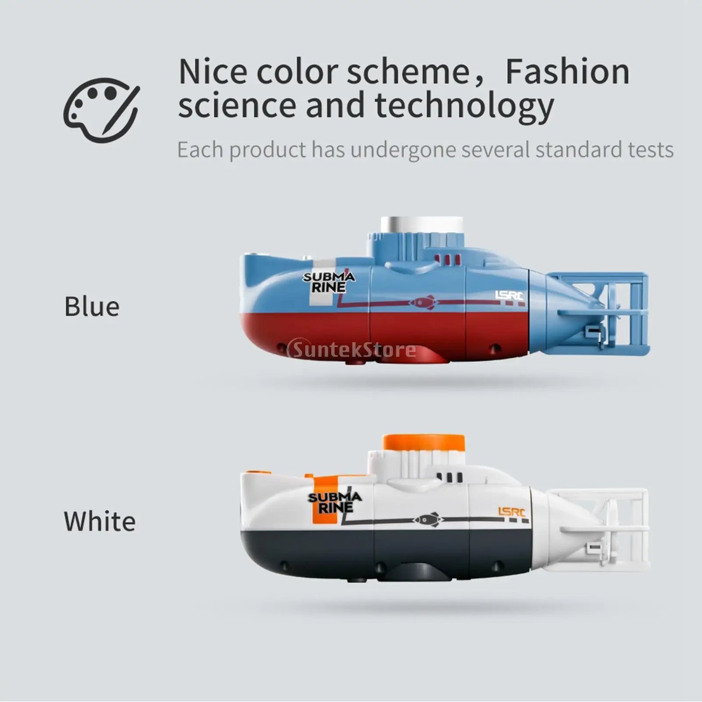 RC Submarine | 0.1 m/s Speed | Waterproof Diving Toy | Kids Gift