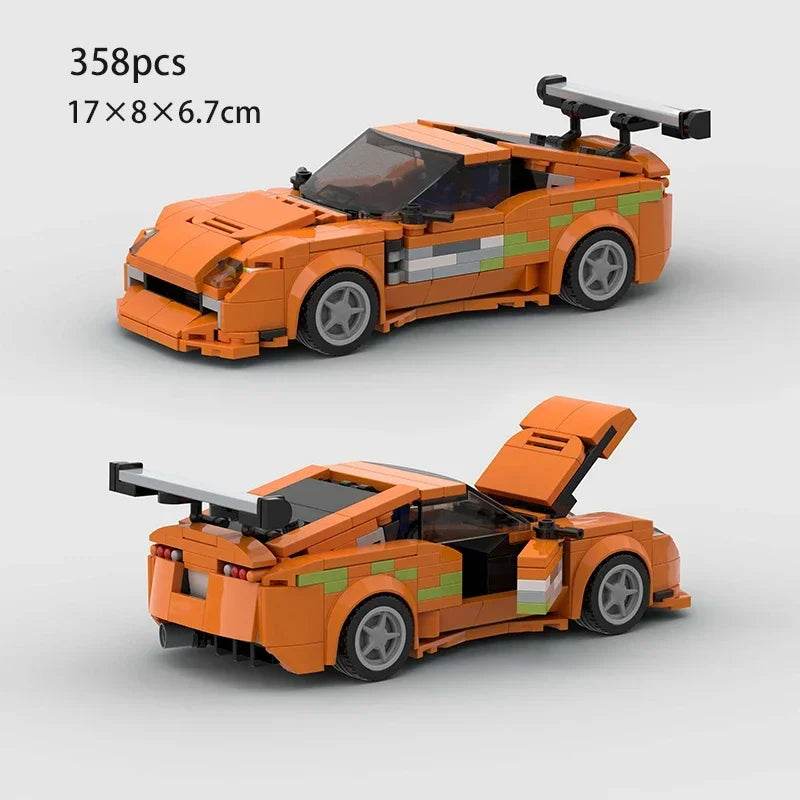 Moc Speed Champions AE86 Cars Racers Building Blocks Set - ToylandEU