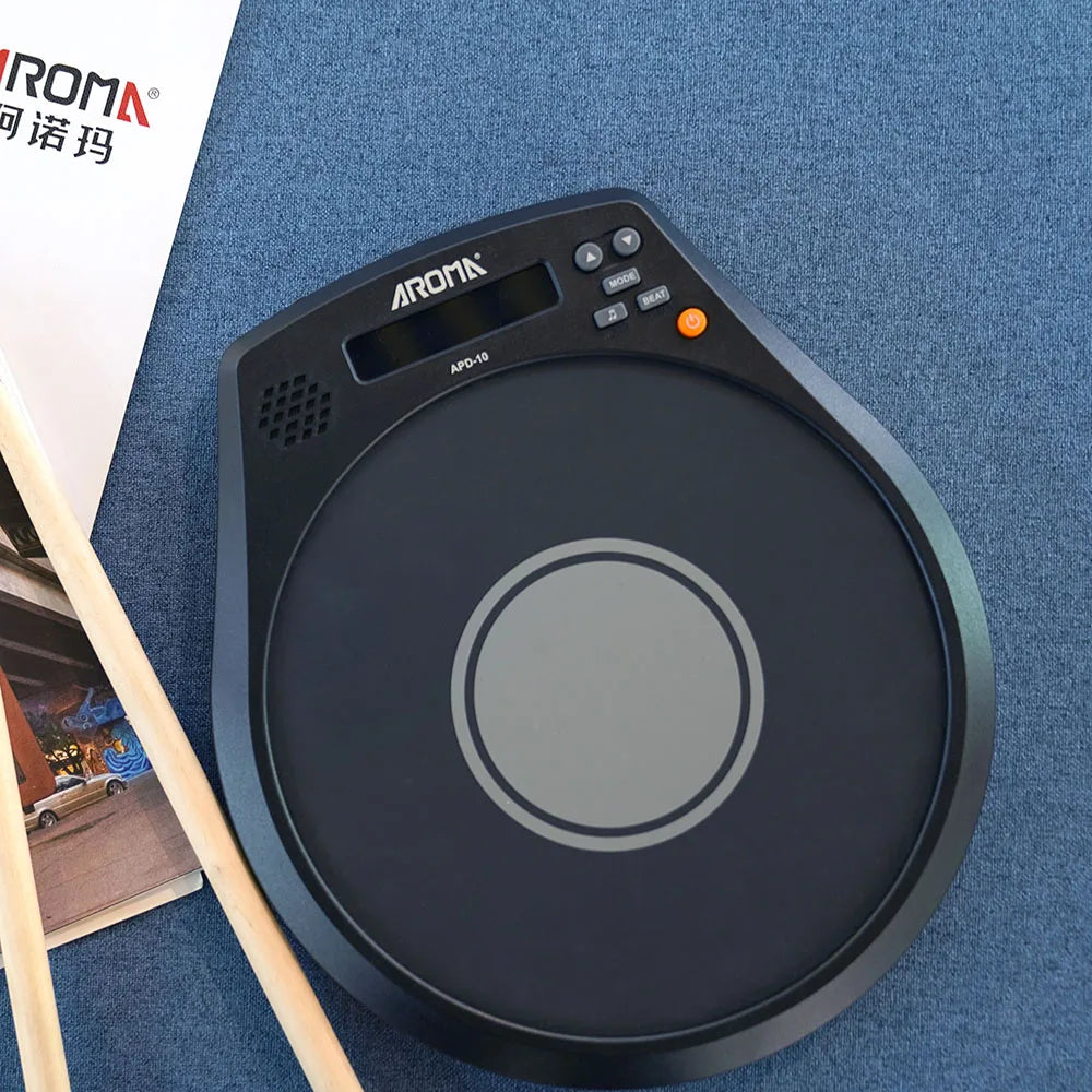 Rechargeable Electronic Drum Pad 8 Inch Metronome For Practice