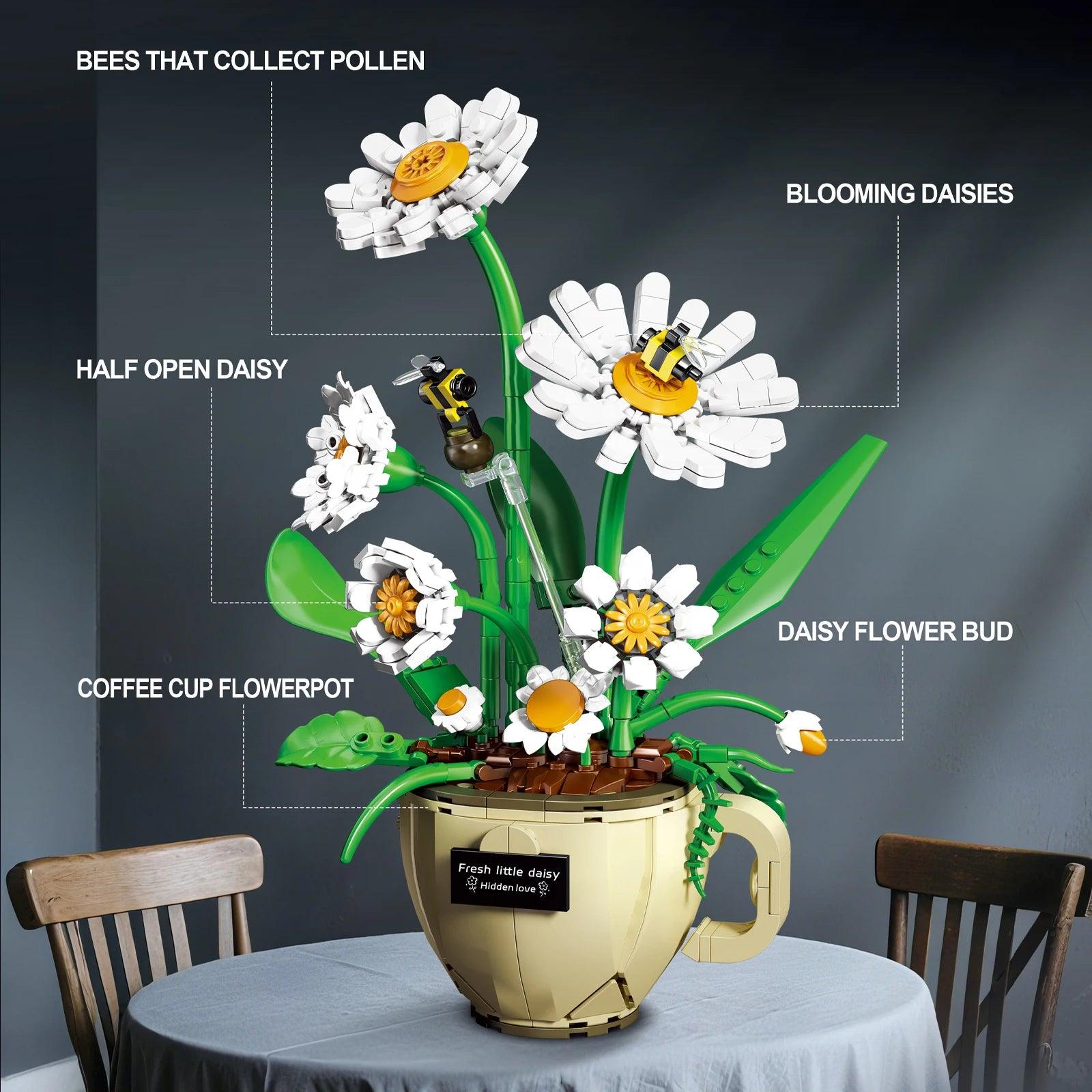 Flower Model Bricks | Lego Compatible | Toylandeu™