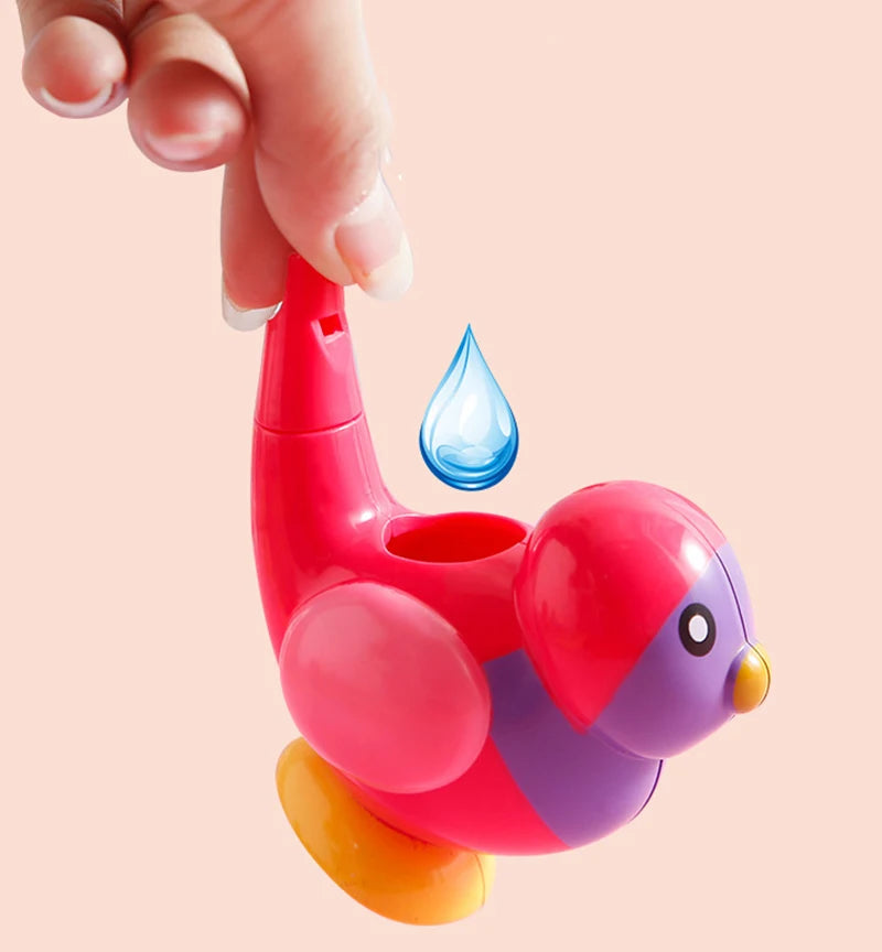 Colorful Water Bird Whistles Toys Bathtime Musical Toy Kid Early