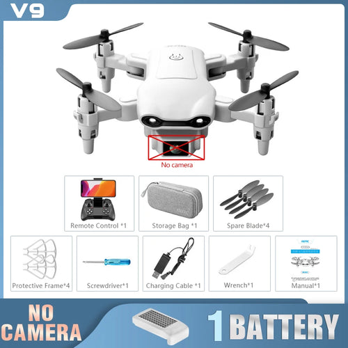 V9 Mini Drone 10K HD Wide Angle Dual Camera 6000M Aerial Photography ToylandEU.com Toyland EU