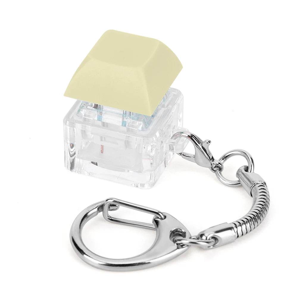 Finger Keyboard Fidget Toys 4 Keys Keyboard Clicker Toy Decompress Fingertip Keychain Finger Calming Keychain Stress Relief Toy - ToylandEU