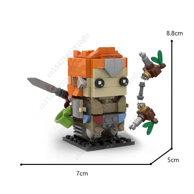 Moc Game Movie Series Brickheadz Action Figure Building Blocks Building Bricks MOC - ToylandEU