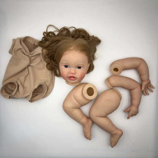 24 Inch Lifelike Reborn Doll Kit With Hand Root Hair - ToylandEU
