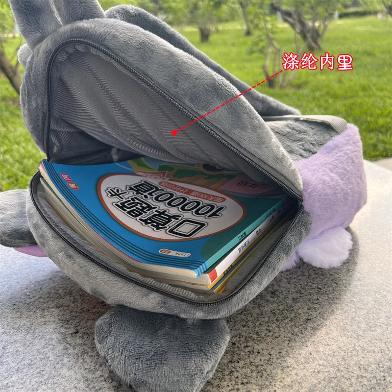 New Sanrio  Lovely Plush Backpack Cinnamoroll Kuromi Girl Heart - ToylandEU
