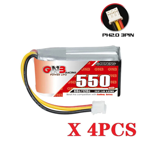 RC Racing Cars Battery 7.4v 550mAh 60c/120c Lipo Battery For RC ToylandEU.com Toyland EU