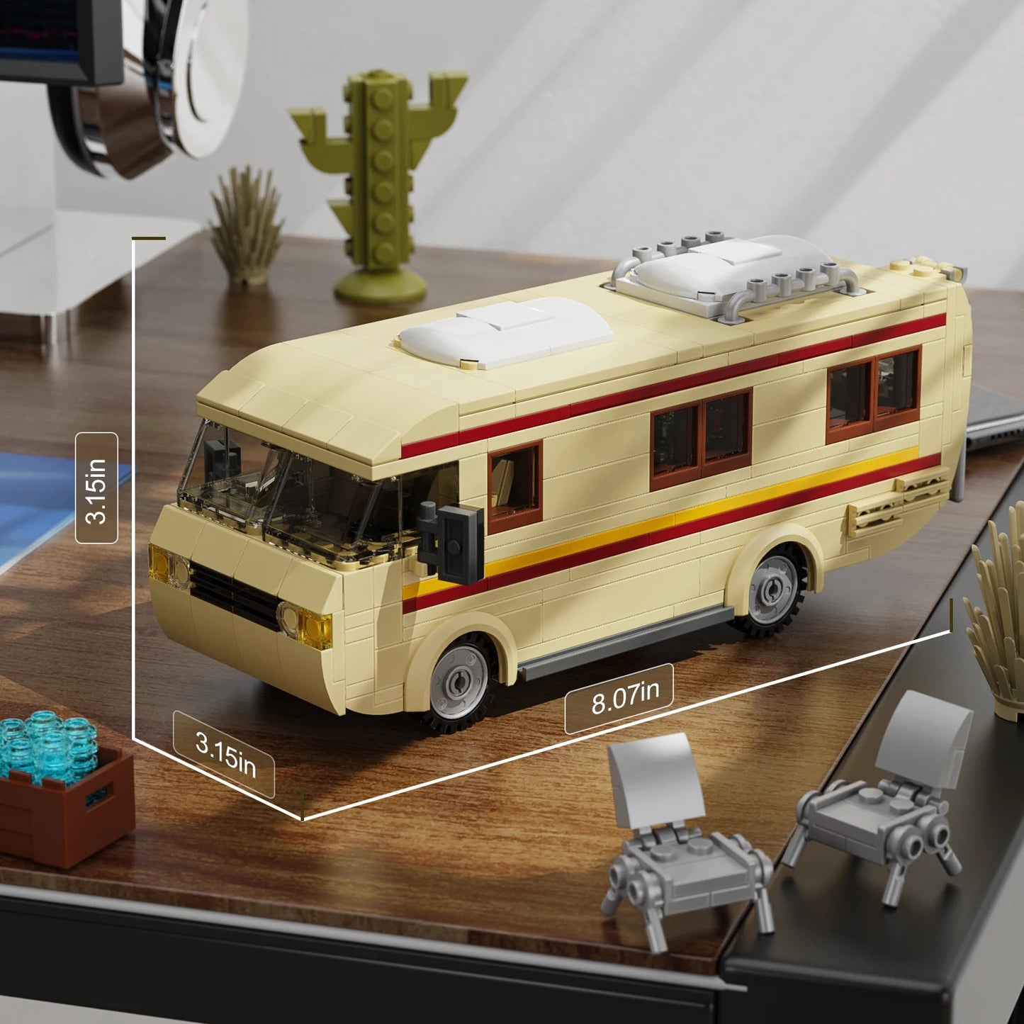 Breaking Bad Car RV Vehicle Building Blocks Set Creative House Camper Toyland EU