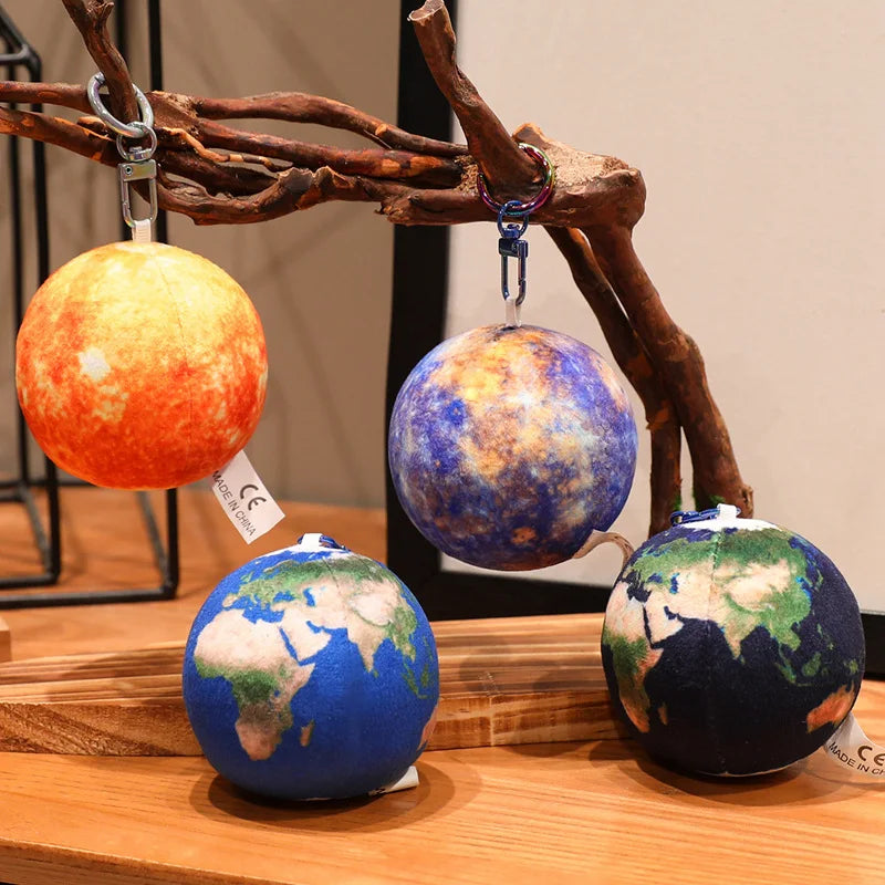 Planet Plush Pillow | Soft Plush Material | Moon Sun Earth Mars Plush | 8-27 cm