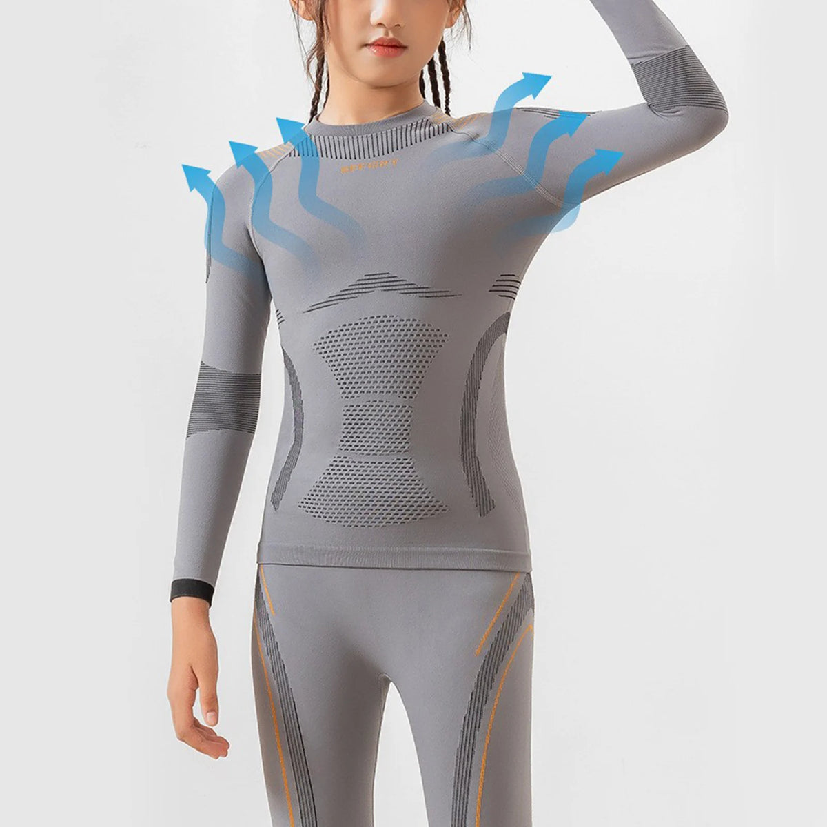 Kids Thermal Underwear Set | Quick Dry Compression | O Neck Cut | Youth 14+