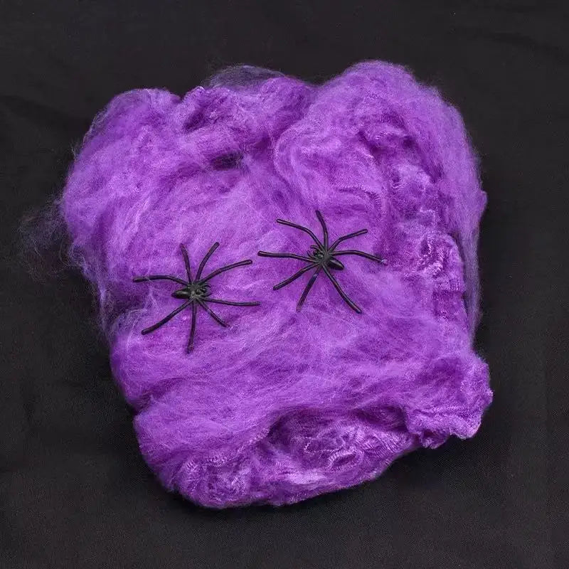 Halloween Spider Web | Stretchy Polyester | Horror Gothic Home Decor