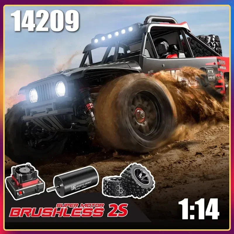 MJX Hyper Go Brushless 4WD RC Car Desert Racer Pro