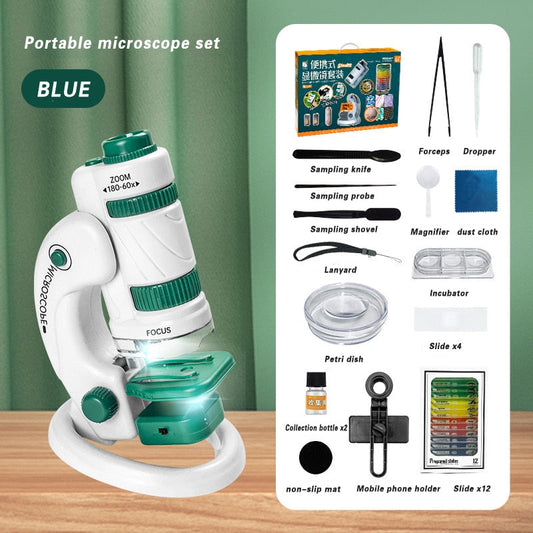 Mini LED Light Pocket Microscope STEM Toy for Children - ToylandEU
