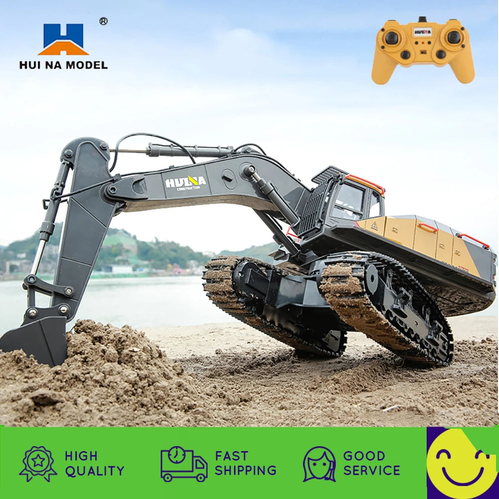 Large Remote Control Excavator with 20 Minute Play Time - ToylandEU