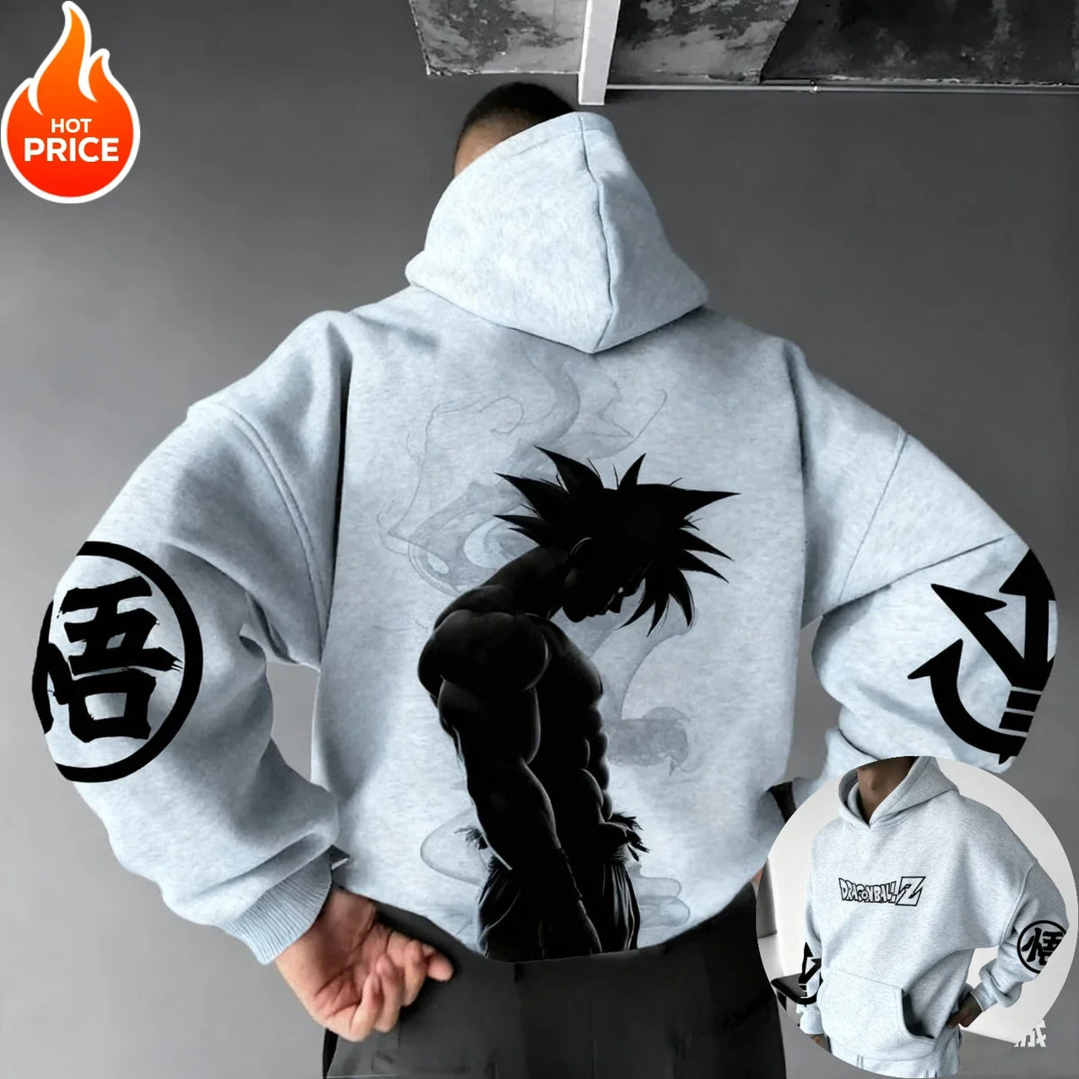 Graphic Hoodie | Dragon Ball Print | Oversized Pullover | Family Unisex Design
