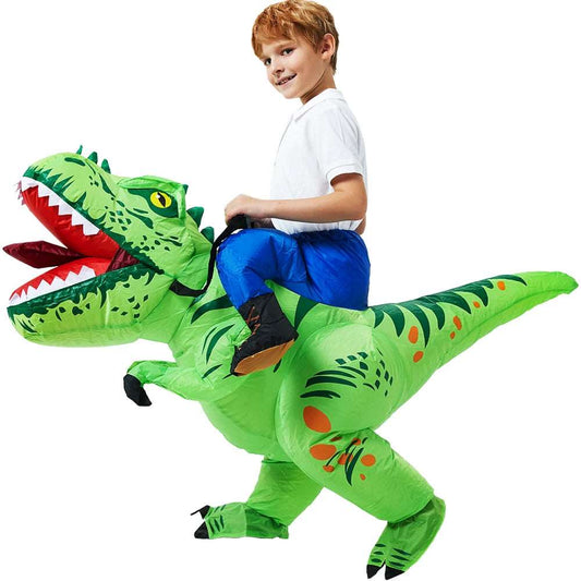 Dinosaur Inflatable Costume for Kids - Unisex Anime Cosplay Dress for Purim, Halloween, and Christmas Parties