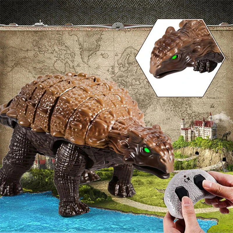 Remote Control Ankylosaurus Dinosaur Toy for Kids Aged 3-6