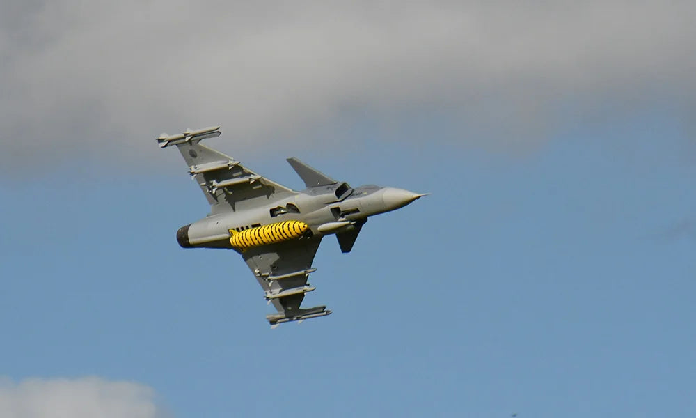 RC RC JAS-39 Gripen Remote Control Plane - 6CH Military Aircraft with NATO, Czech Republic, Swedish, and Hungarian Air Force Designs