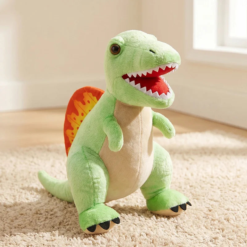 Kawaii Dinosaur Plush Toy Set for Home Decor and Gifting
