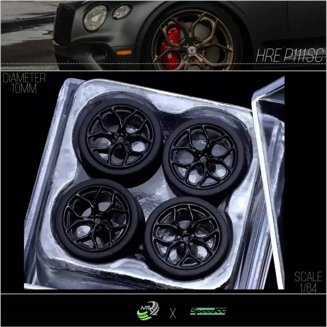 Diecast 1 64 Scale Wheels With Premium Rubber Tires - ToylandEU