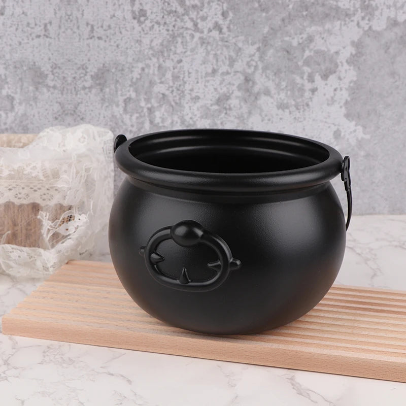 Halloween Witch Cauldron | Heavy Plastic Build | Candy Bucket | Party Decor