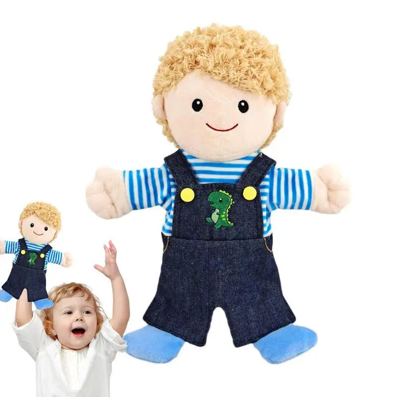 Soft Stuffed Doll Family Hand Puppet Toy