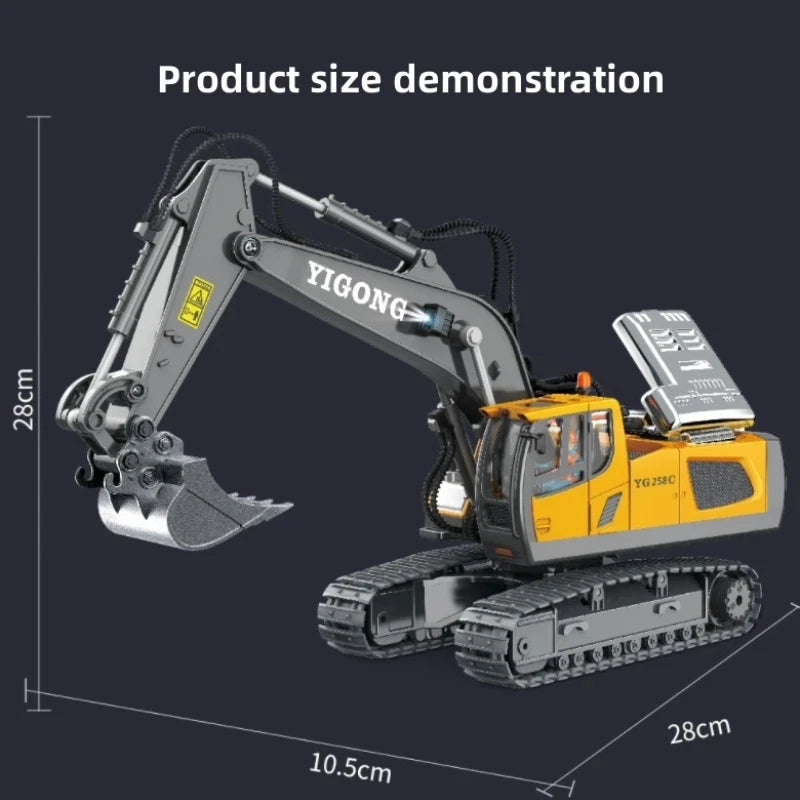 RC Excavator 1:20 Remote Control Truck 2.4G RC Crawler Engineering - ToylandEU